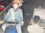 Chàng trai chạy xe máy làm rơi bạn gái ở bãi giữ xe