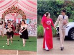 Cô gái mới hôm nào bắt được hoa cưới nay chàng đã rước về dinh