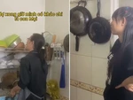 Chồng trẻ 'khóc than' vì suốt ngày bị vợ bắt rửa bát
