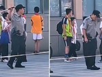 Anh bảo vệ nhún nhảy dẻo như vũ công