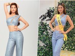 Hoa hậu Thiên Ân mặc quần ngược vẫn hot khắp mạng xã hội