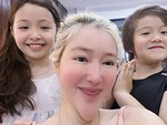 Ảnh vui sao Việt 7-11: Elly Trần ‘tấu hài’ cùng hai con