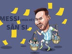 Messi vượt qua cơn mưa thẻ vàng, đưa Argentina tiến vào bán kết