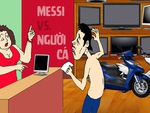 So sánh Messi và 'người cá'
