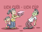 Lịch cưới, lịch 'cúp' chồng chéo