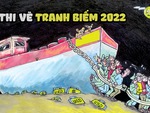 Tranh biếm họa tham gia 'Cuộc thi vẽ tranh biếm 2022'