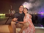 Ảnh vui sao Việt 22-1: Tăng Thanh Hà hạnh phúc đón giao thừa bên chồng