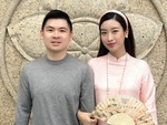 Ảnh vui sao Việt 23-1: hoa hậu Đỗ Mỹ Linh trêu chồng