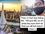 Nam TikToker quá cảnh Bangkok thay vì bay thẳng Sài Gòn - Hà Nội
