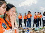Thí sinh Miss Earth Việt Nam 2023 nhặt rác thải nhựa, lắp điện mặt trời, làm sản phẩm tái chế