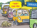 Đường 'hơi' cao tốc khiến tài xế ức chế