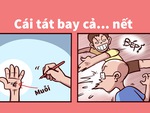 Cái tát bay cả... nết