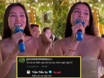 Hoa hậu Tiểu Vy dở khóc dở cười vì chiếc váy 'phản chủ'