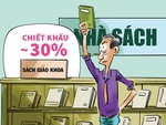 Sách giáo khoa gây sốc với mức chiết khấu 30%