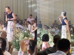 Mỹ Linh hát nhạc xuân trong đám cưới, netizen nói gì?