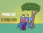 Một trường hợp 'phông bạt' trong công viên