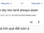 Ảnh vui 22-11: 'Quá trời quá đất' khi được 'chị Google' dịch