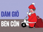 Ông già Noel dính đám giỗ bên cồn