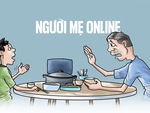 Mẹ con livestream đủ no rồi