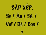 Thử tài tiếng Việt: Sắp xếp các từ sau thành câu có nghĩa (P150)