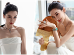 Angelababy lộ diện gầy guộc, hạnh phúc nhắc đến con trai