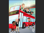 Chết cười với tranh biếm Man Utd ‘phá hoại’ Liverpool