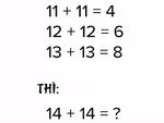 Câu đố IQ: Người thông minh có giải được bài toán này trong 5 giây?