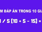 Câu đố IQ: Tìm đáp án đúng trong 10 giây