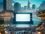 TP.HCM xuất hiện Cine Park - rạp chiếu phim ngoài trời 'siêu xịn'