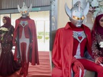 Chú rể 'biến hình' thành Ultraman trong lễ cưới