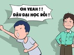 Trúng tuyển đại học nhưng còn... 'quá trẻ để hiểu sự đời'