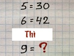 Câu đố IQ: Nếu 2=6 và 3=12 thì 9=?