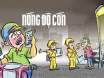 Anh chồng gặp khó vì chốt nồng độ cồn hoạt động quá khuya