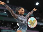 Huy hiệu 'trái tim nhỏ' của Simone Biles gây sốt tại Olympic 2024