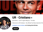 Bà con ơi Ronaldo có kênh YouTube riêng nè!