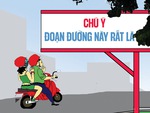 Biển báo cẩn thận với... biển báo