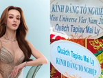 Trước chung kết, MLee gây tranh cãi khi tự nhận là Miss Universe Vietnam 2024