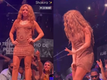 Shakira tức giận rời sân khấu vì bị quay lén dưới váy