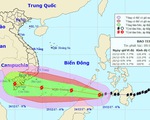 Bão Tembin đang trên đường tiến vào Biển Đông