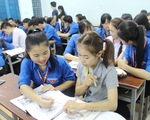 Lớp dạy tiếng Việt cho sinh viên Lào