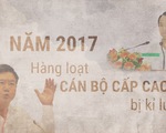 Năm 2017, hàng loạt cán bộ cấp cao bị kỷ luật