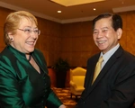 Tổng thống Chile đi tìm gặp bạn cũ Nguyễn Minh Triết