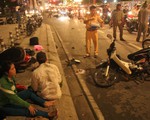 Ôtô húc 4 xe máy ở quận 7, 1 người chết tại chỗ