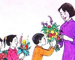 Nhớ cô, người cõng em về trong mưa...