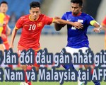 Năm lần đối đầu gần nhất giữa Việt Nam và Malaysia ở AFF Cup