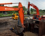 Trám lấp giếng, giảm khai thác nước ngầm năm 2019