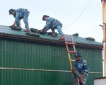Quân và dân Trường Sa chuẩn bị ứng phó bão số 9