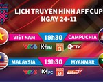 Lịch trực tiếp AFF Cup 2018: Việt Nam đối đầu Campuchia