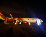 Máy bay Vietjet gặp sự cố khi hạ cánh