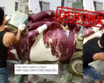 Thực hư video làm thịt bò giả của Trung Quốc đang được chia sẻ mạnh